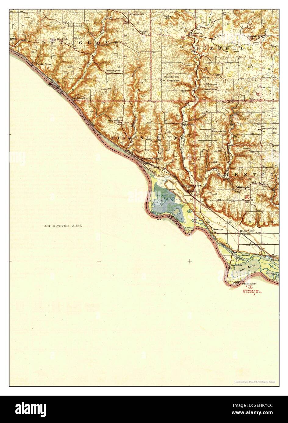 Map of red wing minnesota hires stock photography and images Alamy