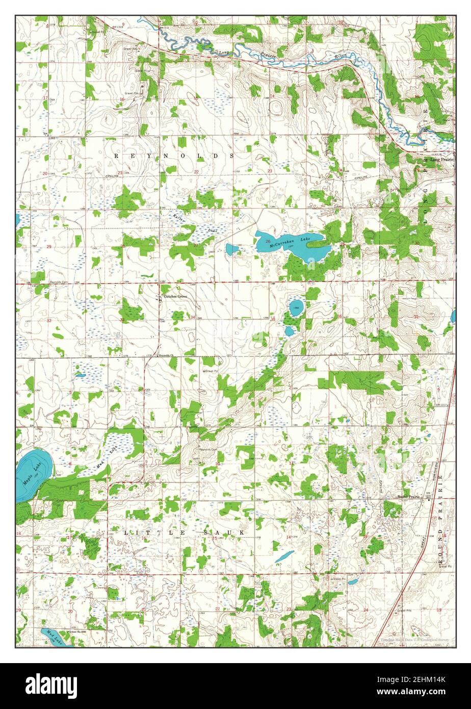 Round Prairie Minnesota map 1966 - Round Prairie Minnesota Map 1966 124000 United States Of America By Timeless Maps Data Us Geological Survey 2EHM14K