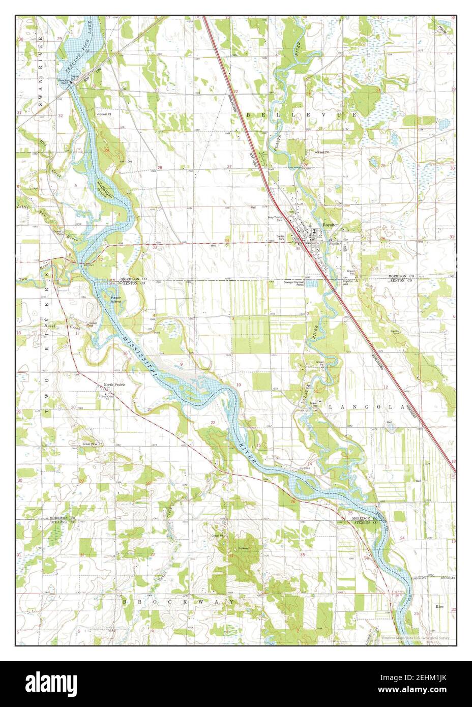 Royalton minnesota map hires stock photography and images Alamy