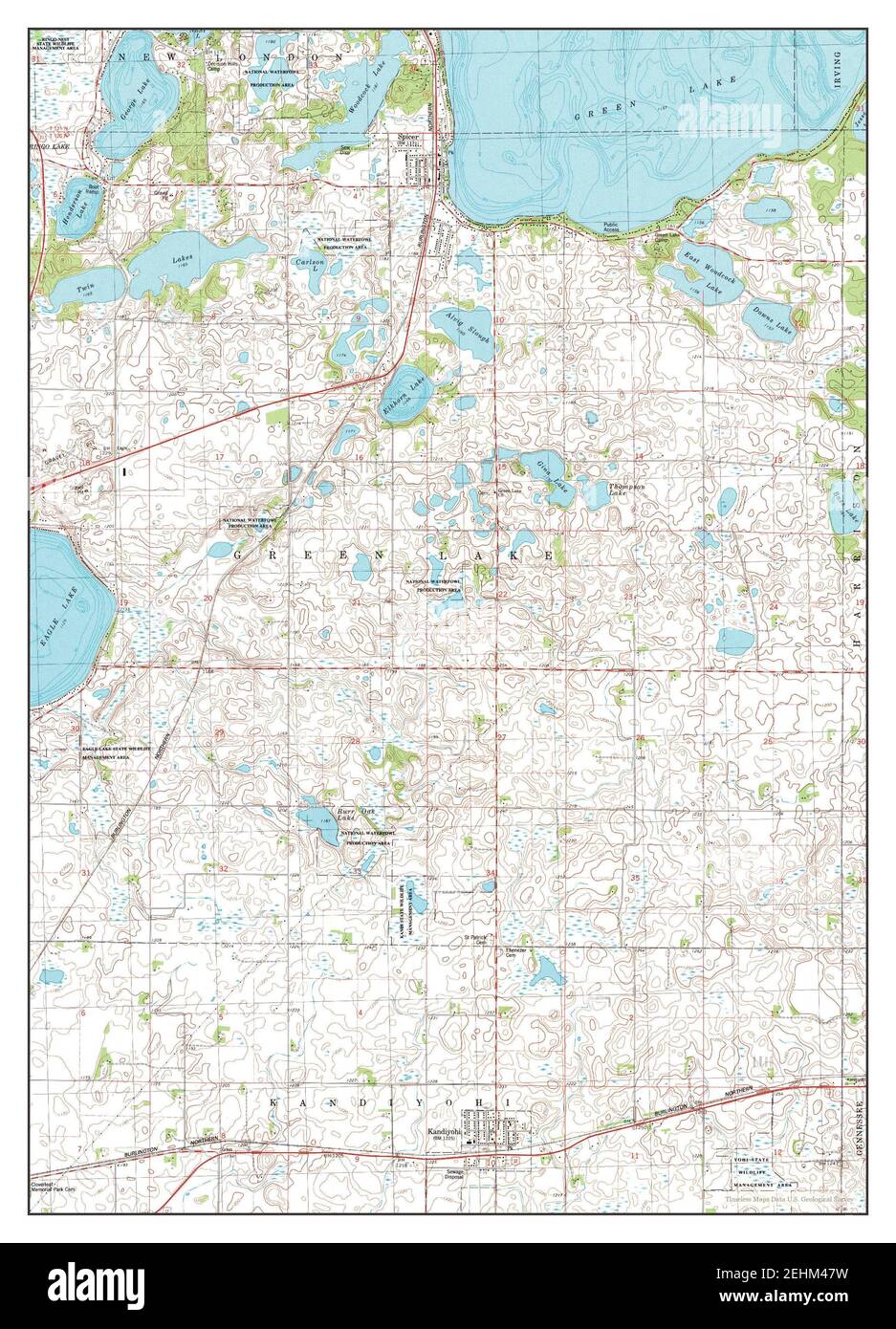 Spicer minnesota map Cut Out Stock Images & Pictures Alamy
