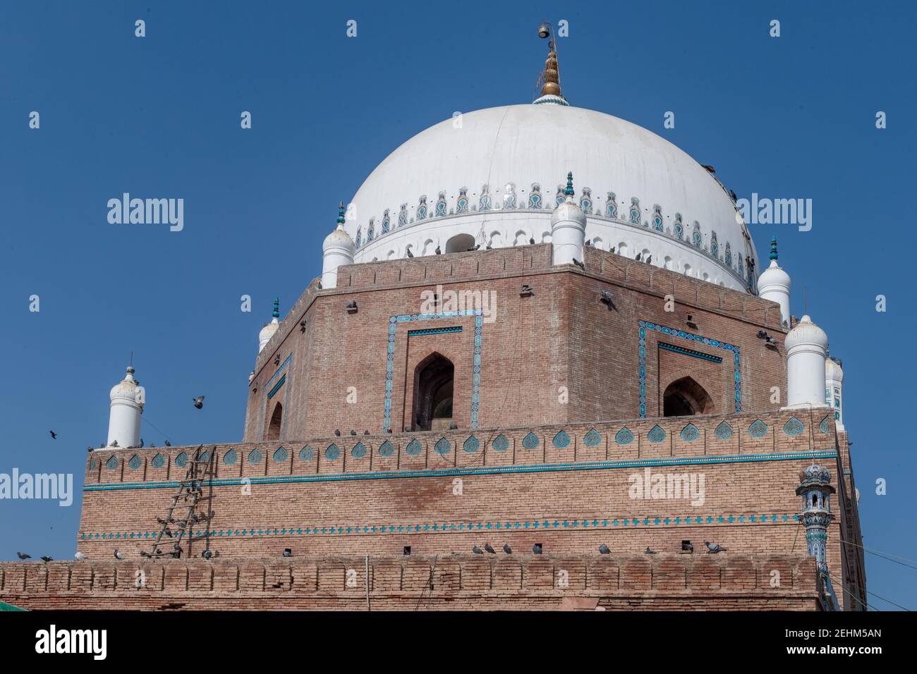 The Shrine of Bahauddin Zakariya, Multan, Punjab, Pakistan Stock Photo