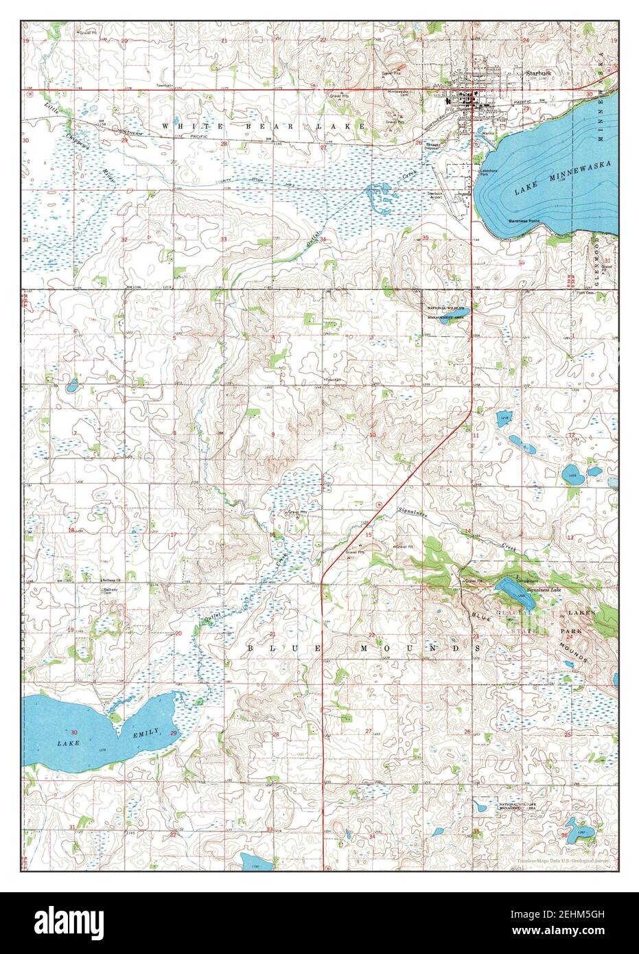 Map of starbuck hires stock photography and images Alamy