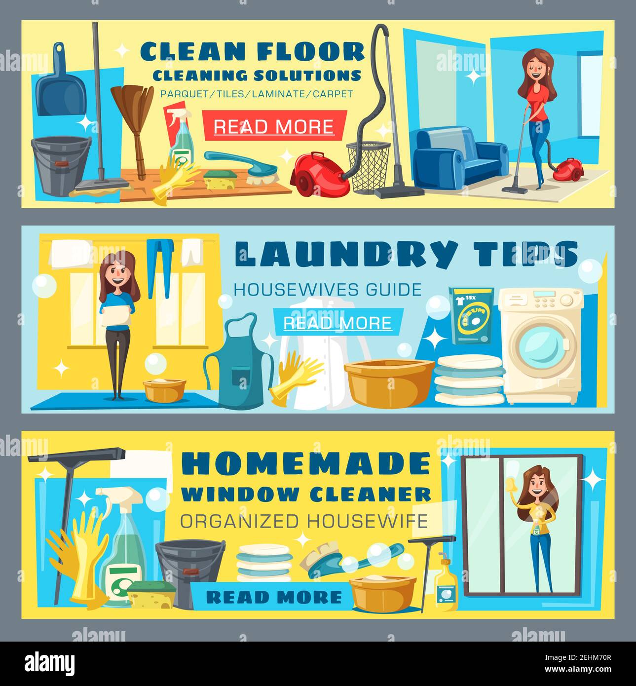 https://c8.alamy.com/comp/2EHM70R/clean-floor-and-laundry-tips-homemade-window-polishing-cartoon-banners-advice-for-housewife-to-maintain-house-woman-with-buckets-and-brushes-for-mo-2EHM70R.jpg