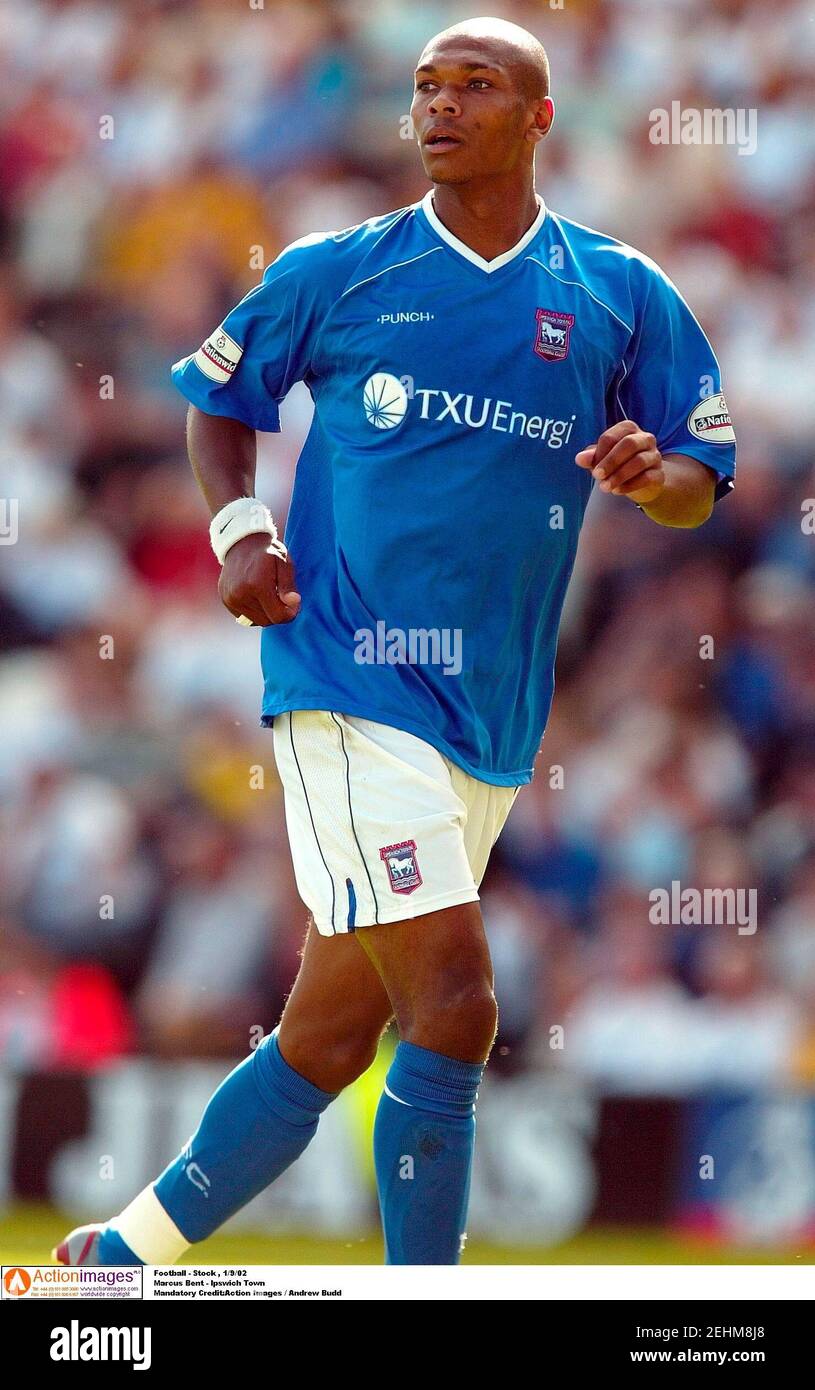 Football - Stock , 1/9/02  Marcus Bent - Ipswich Town  Mandatory Credit:Action Images / Andrew Budd Stock Photo