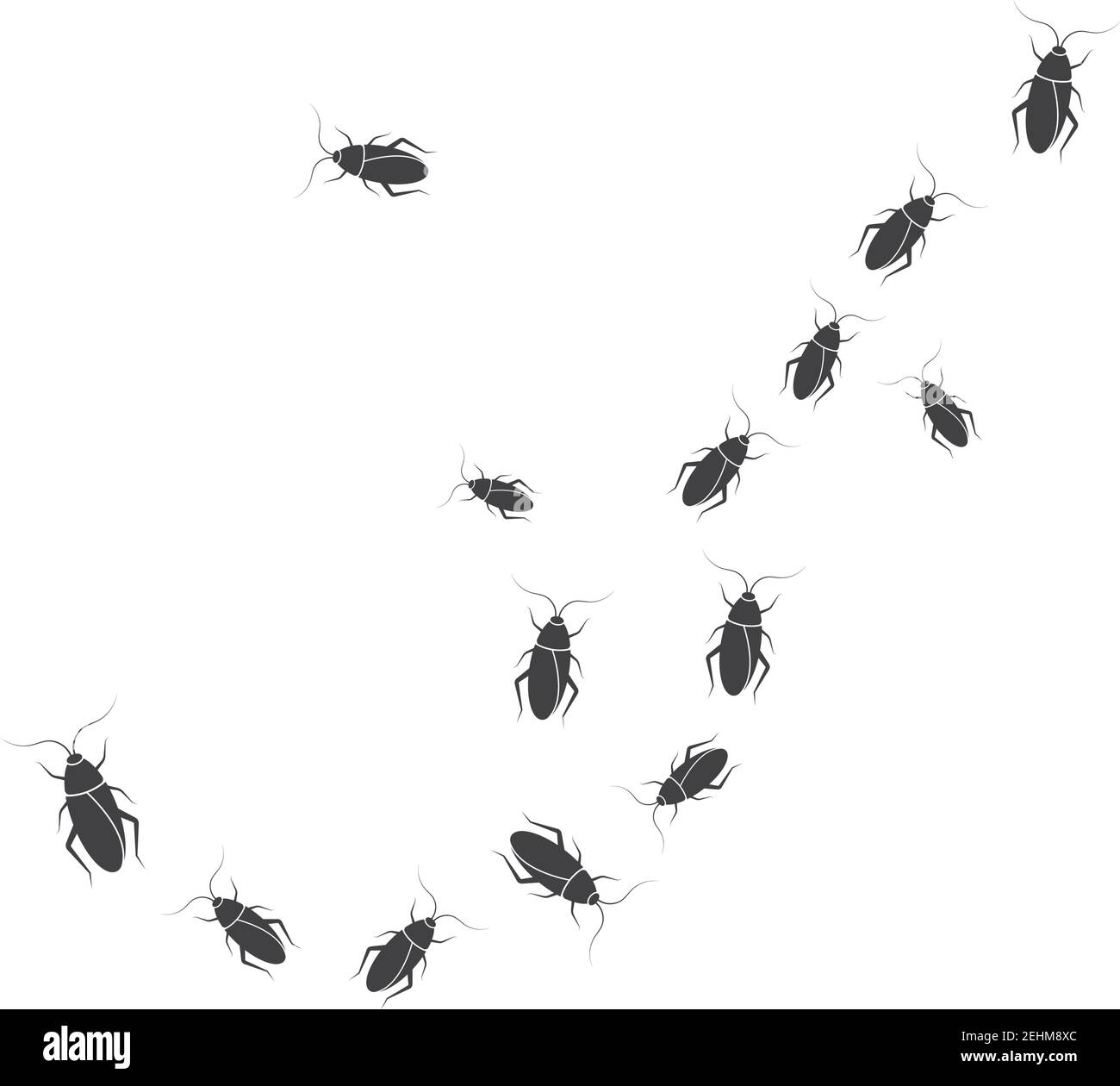 cockroaches vector icon illustration design template Stock Vector Image