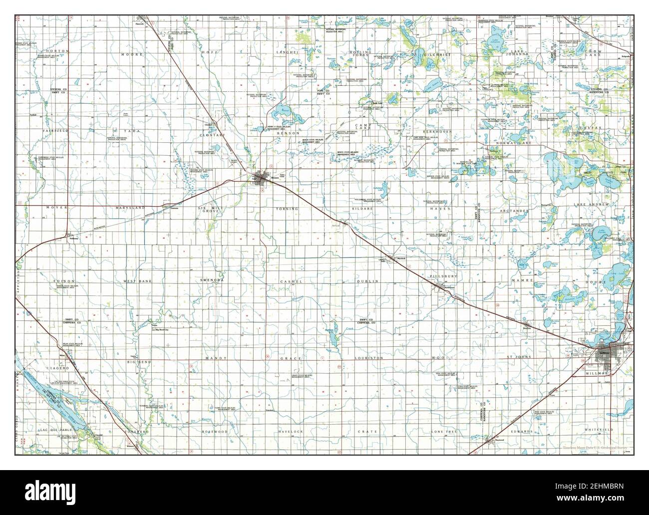Willmar minnesota map Cut Out Stock Images & Pictures Alamy