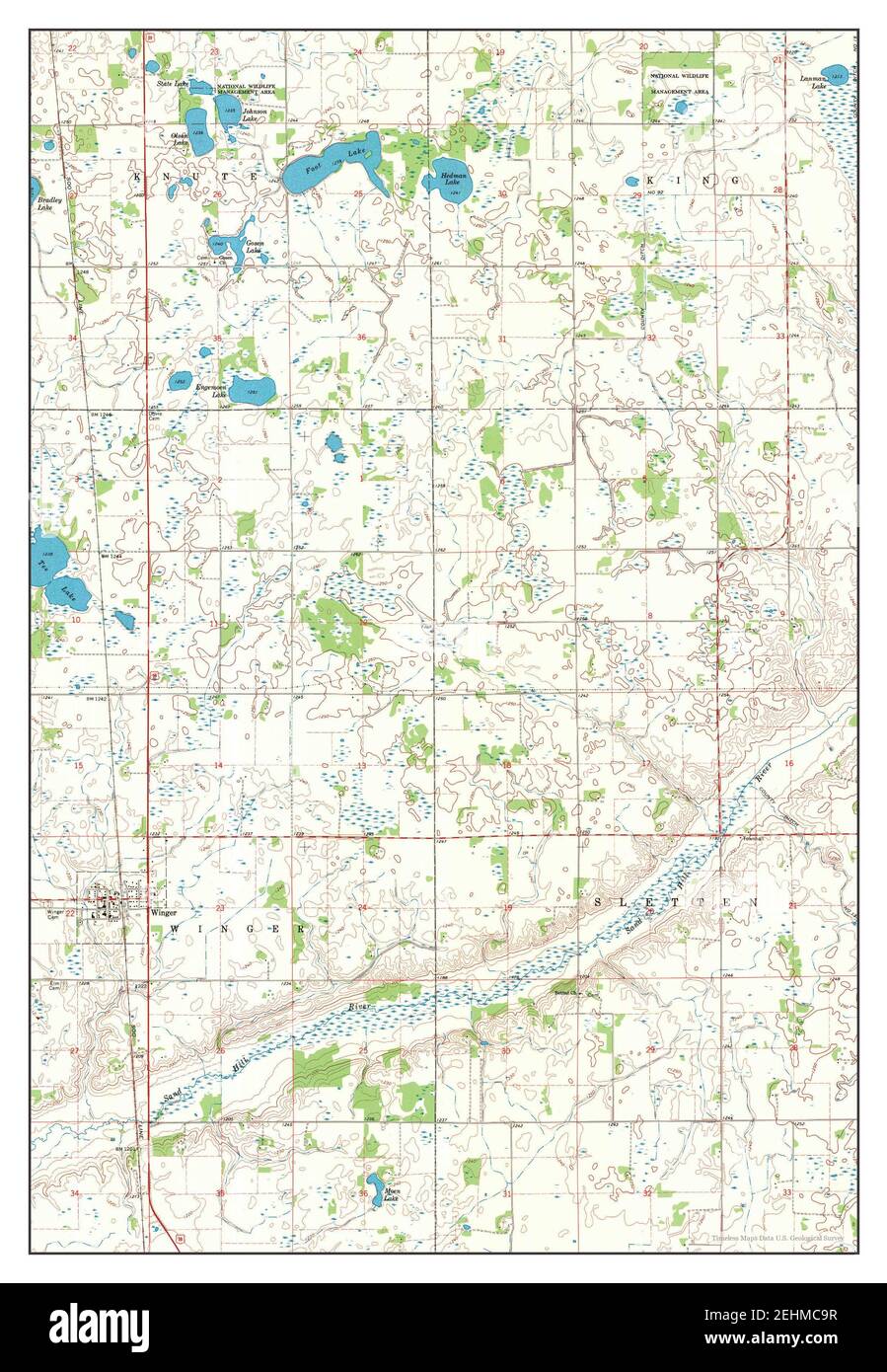 Map of winger minnesota hires stock photography and images Alamy