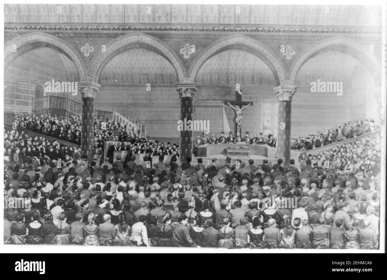 Paris Commune- Haute cour de Justice a Blois Stock Photo