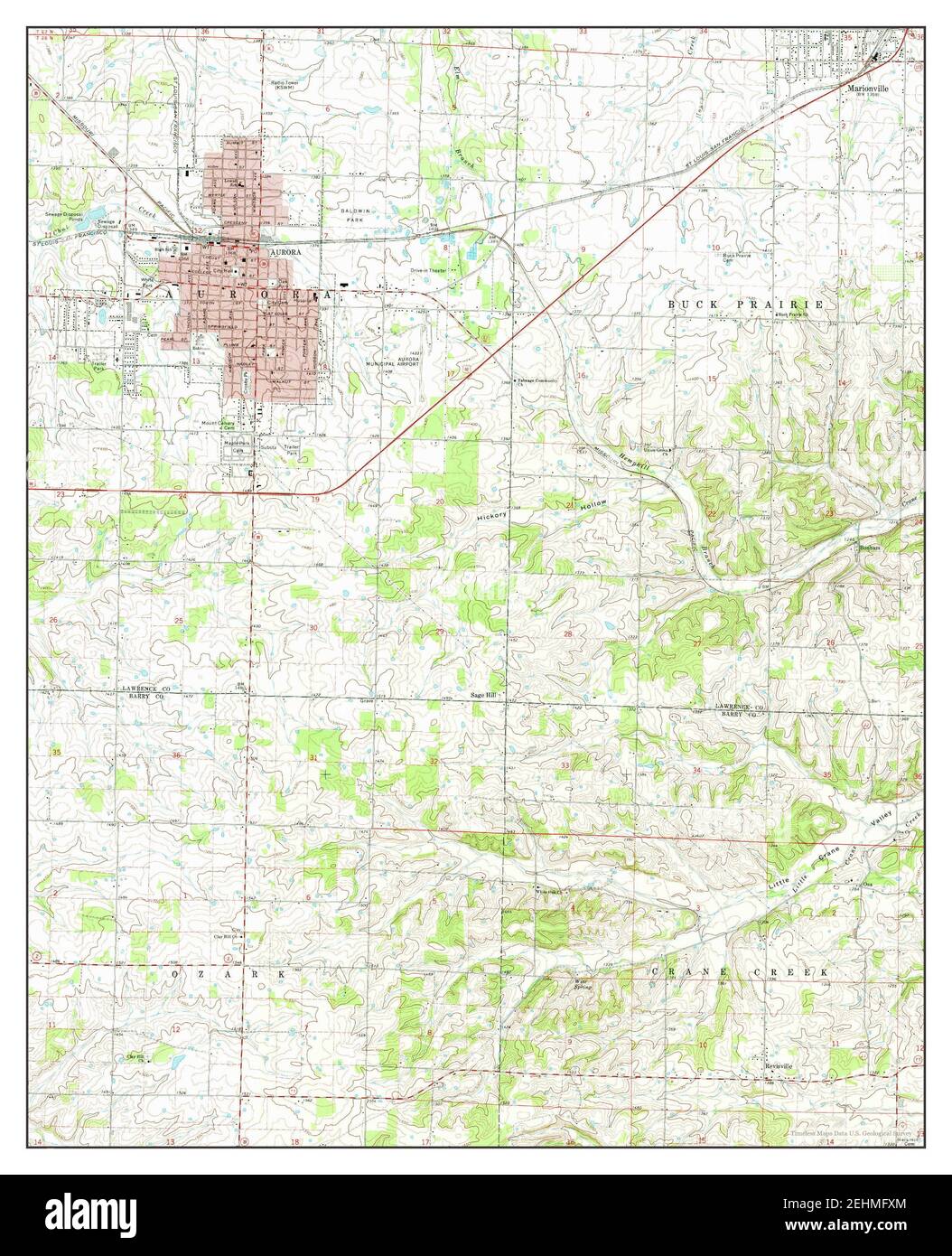 Aurora missouri map Cut Out Stock Images & Pictures Alamy