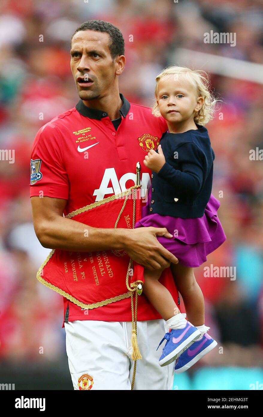 Football Manchester United V Sevilla Rio Ferdinand Testimonial Pre Season Friendly Old Trafford 9 8 13