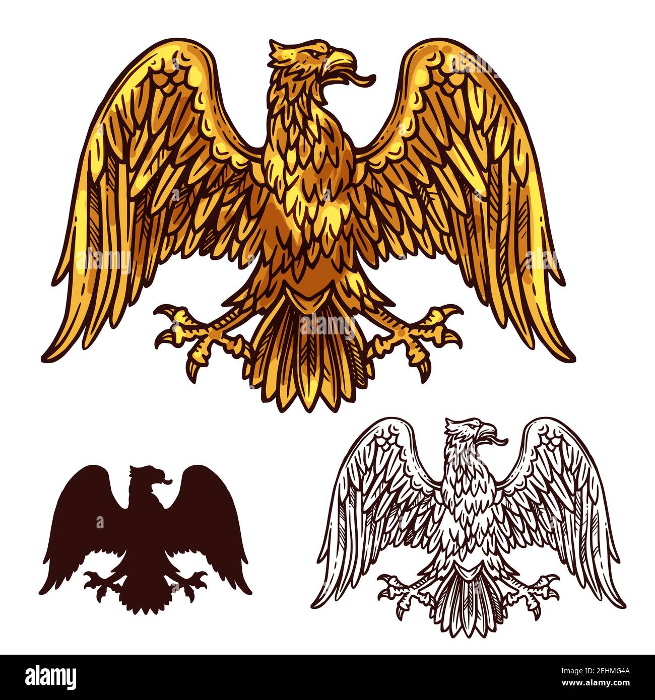 Golden vulture Cut Out Stock Images & Pictures Alamy