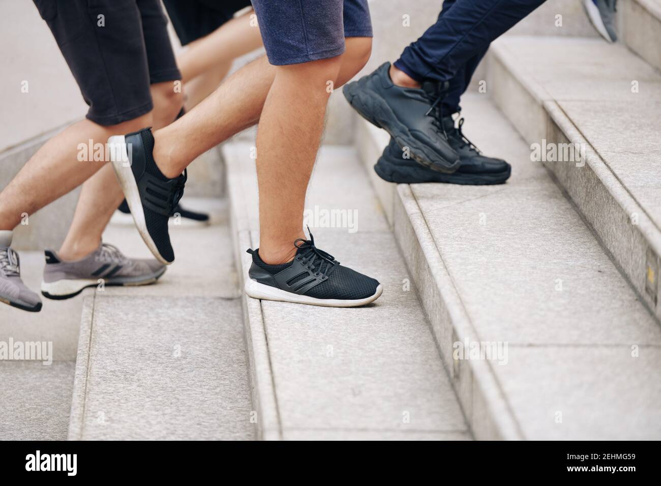 Running up stairs and team hi-res stock photography and images - Alamy