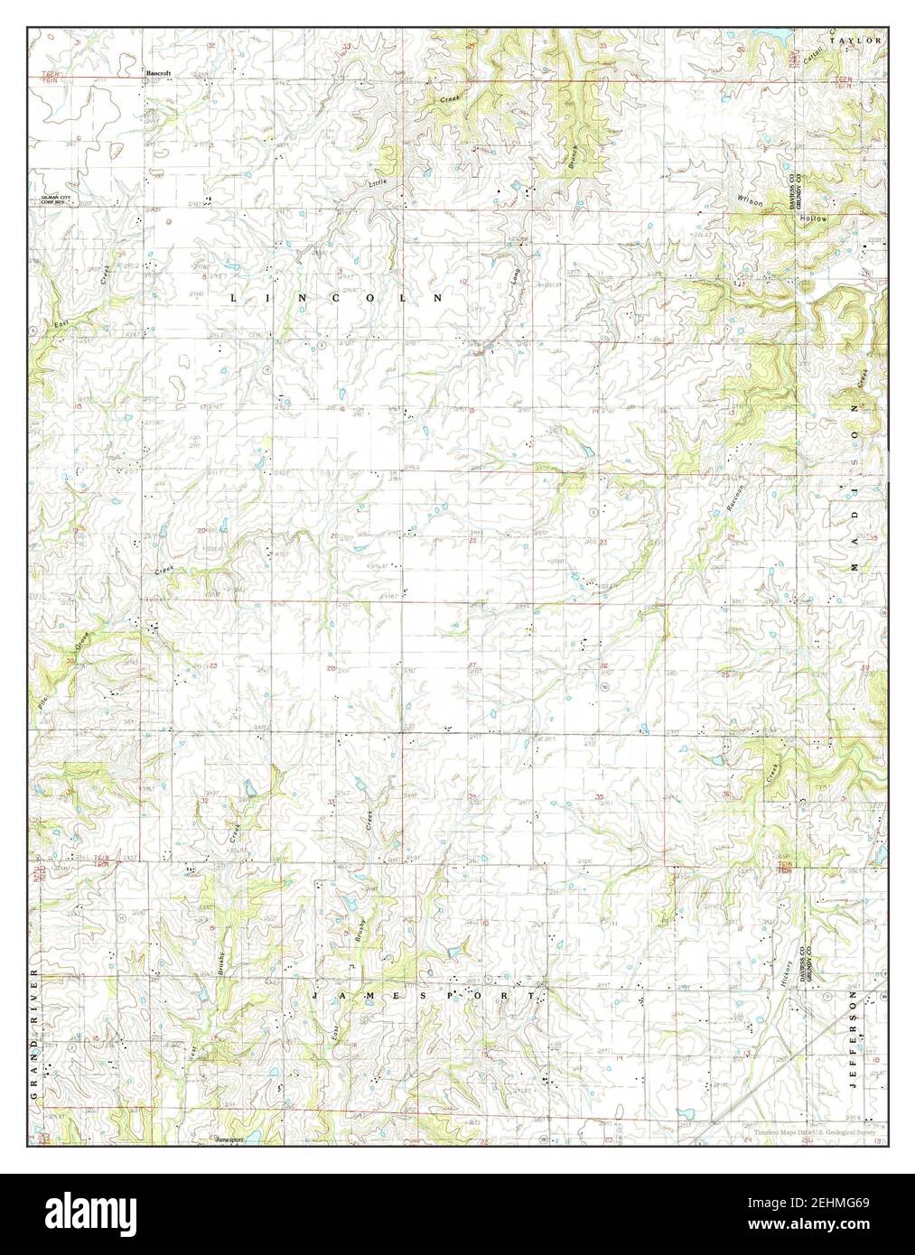 Map of bancroft hires stock photography and images Alamy