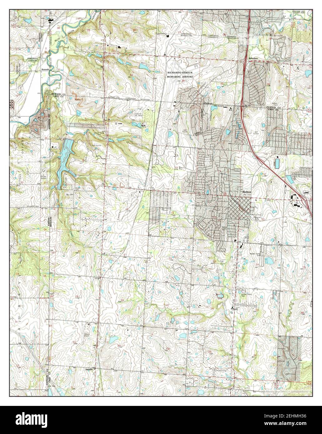 Map of belton missouri Cut Out Stock Images & Pictures Alamy