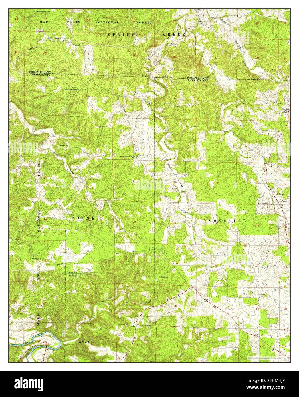 Map of beulah hires stock photography and images Alamy