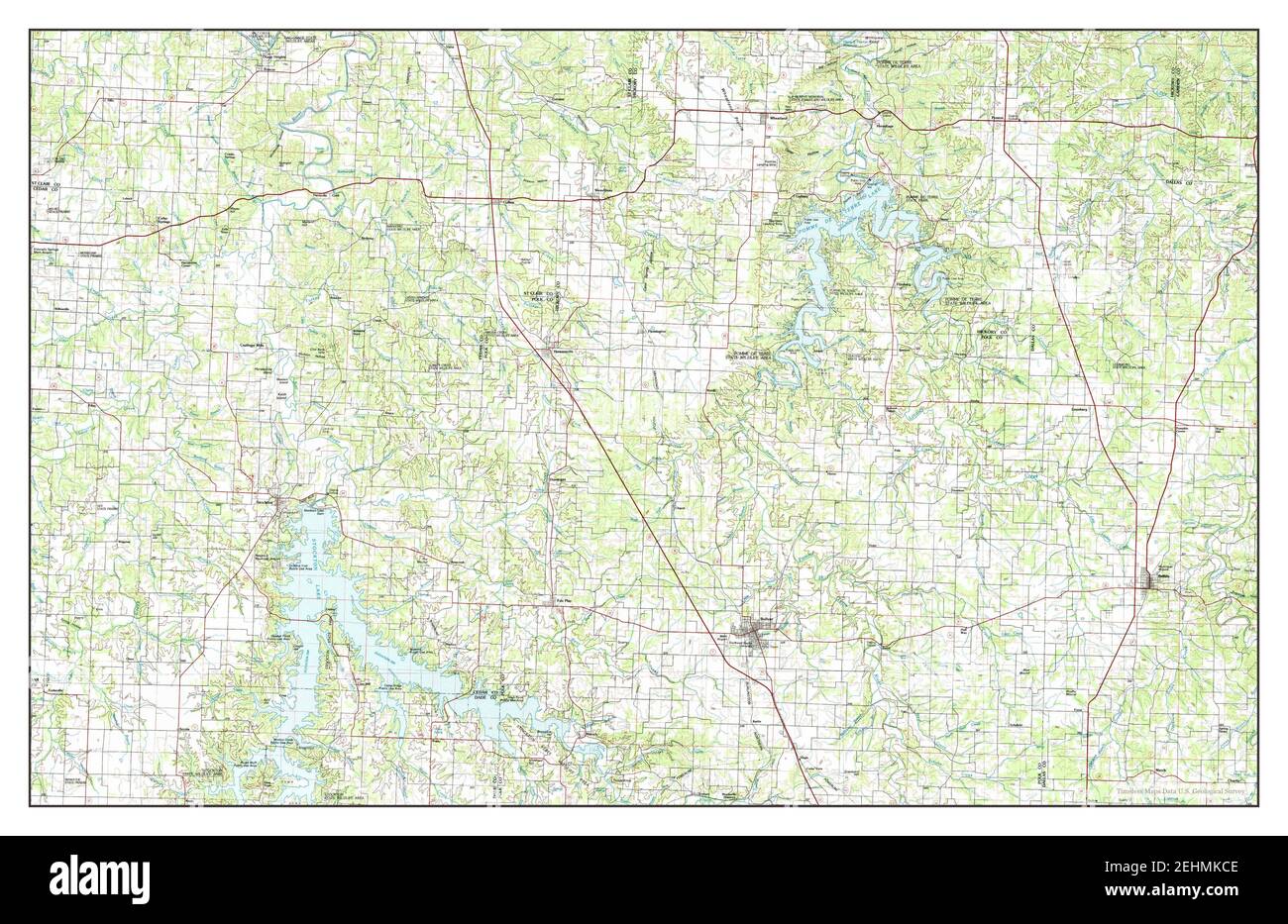 Map of bolivar missouri hires stock photography and images Alamy