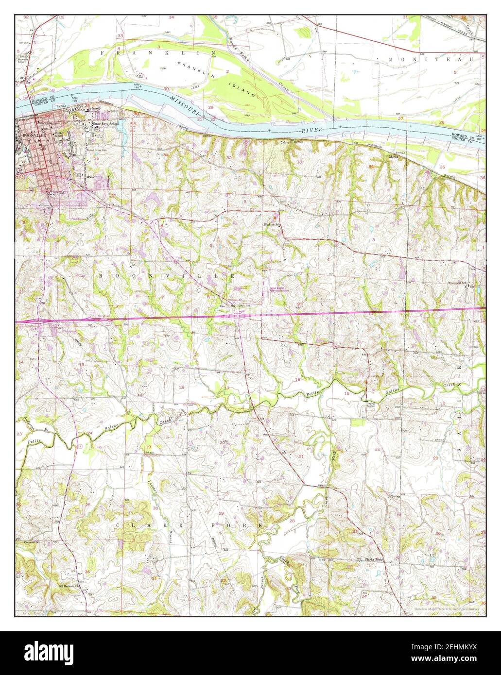 Map of boonville hires stock photography and images Alamy