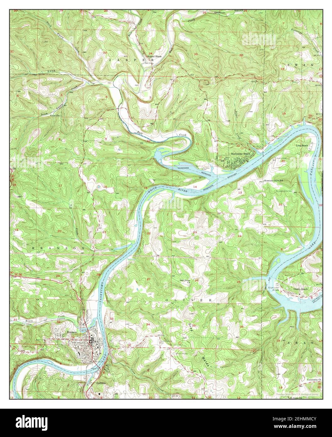 1956 Missouri Highway Map Branson Missouri Map High Resolution Stock Photography And Images - Alamy