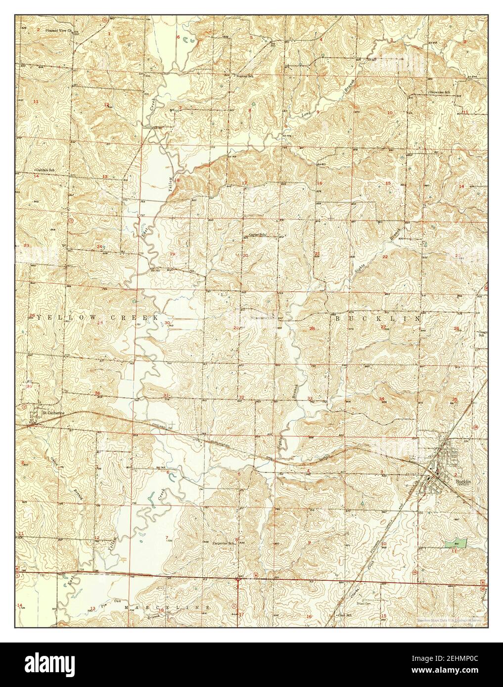 Map of bucklin hires stock photography and images Alamy