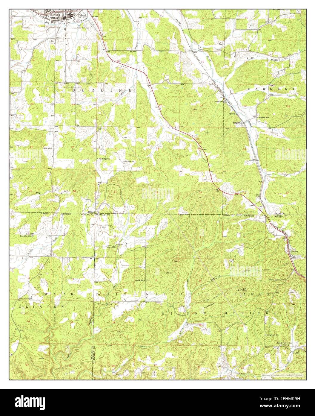 Map of cabool High Resolution Stock Photography and Images Alamy