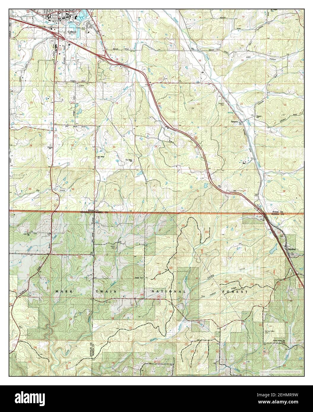 Map of cabool missouri hires stock photography and images Alamy