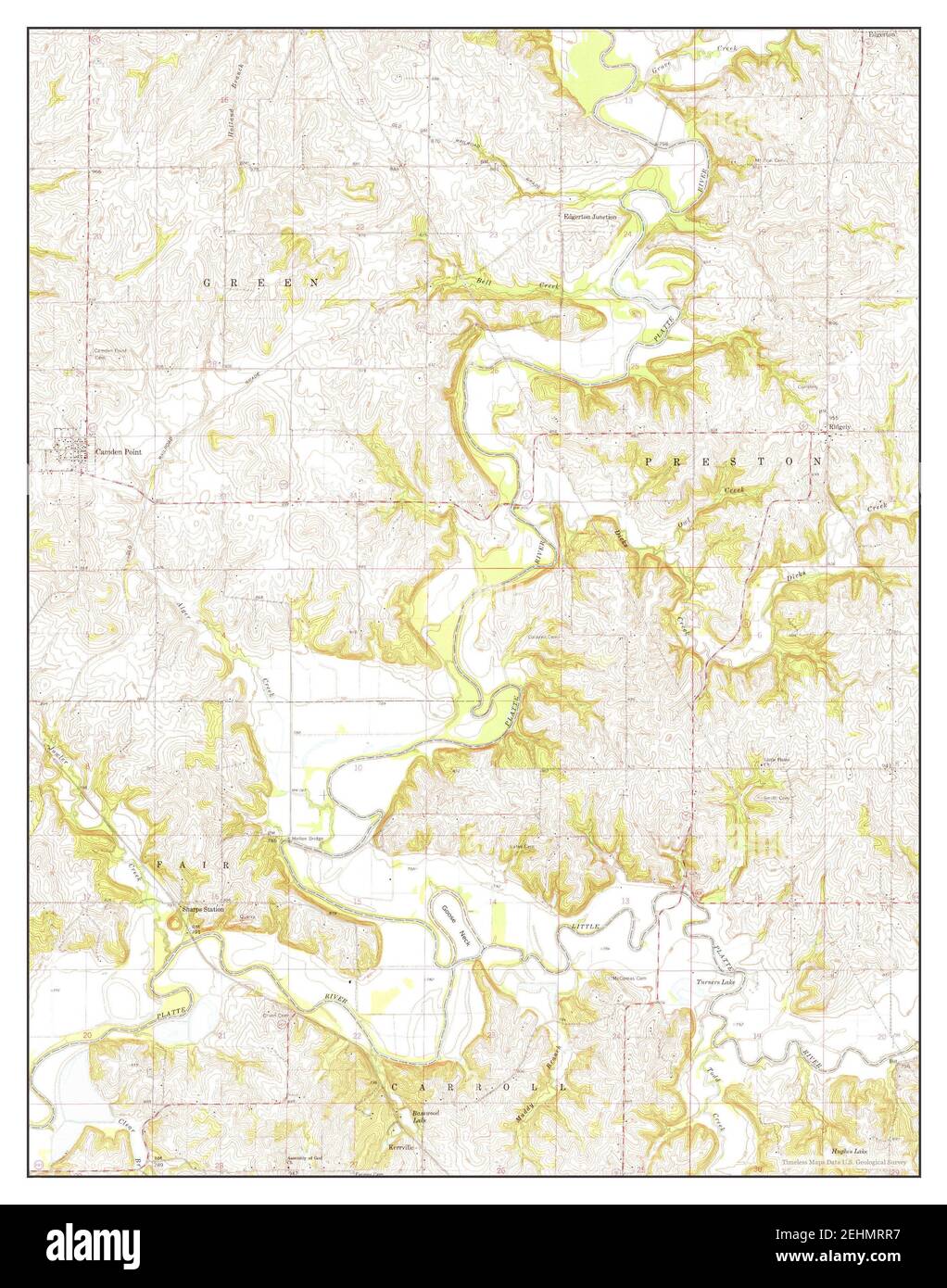 Camden Point, Missouri, map 1961, 124000, United States of America by