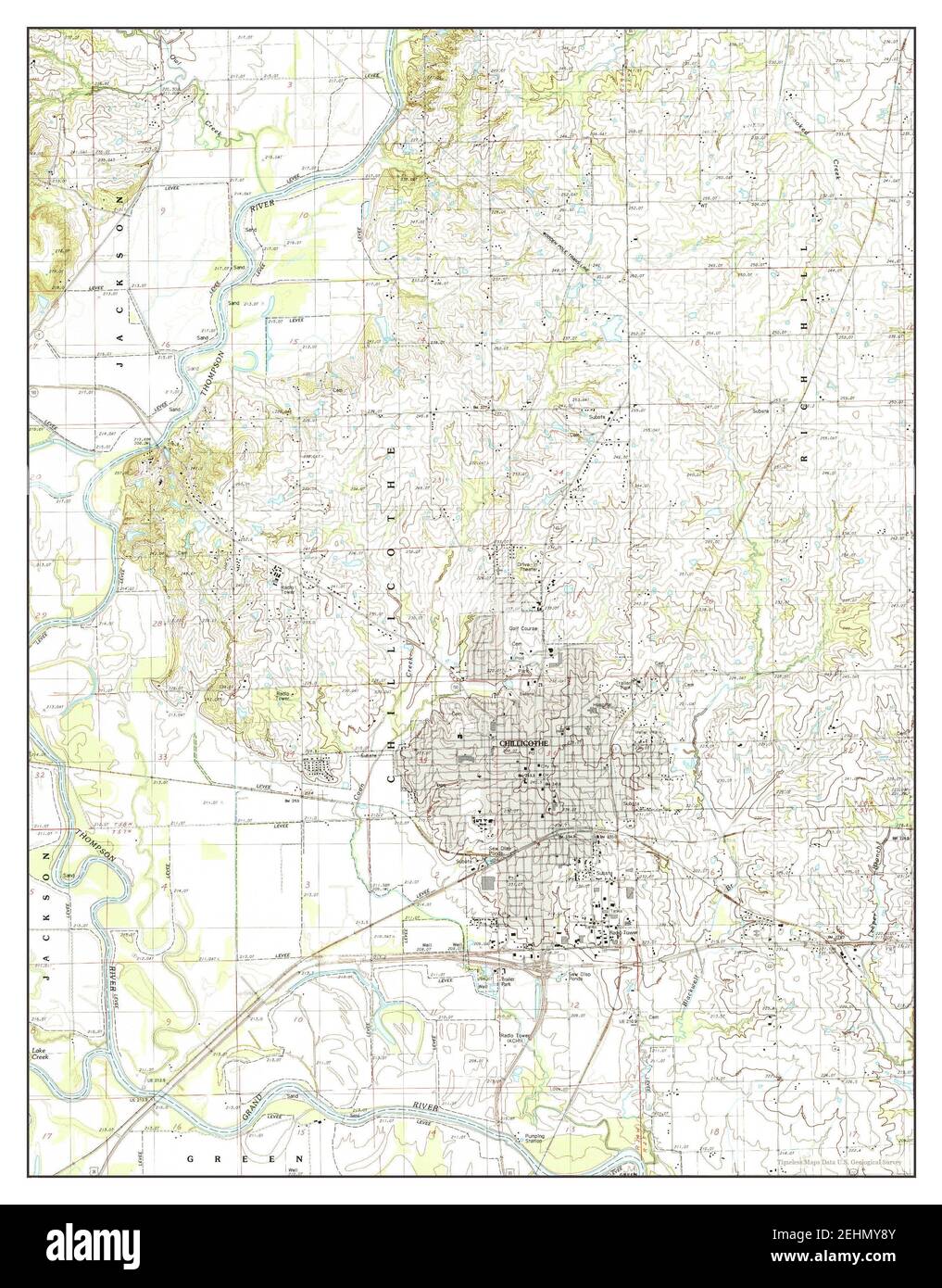 Map of chillicothe missouri hires stock photography and images Alamy