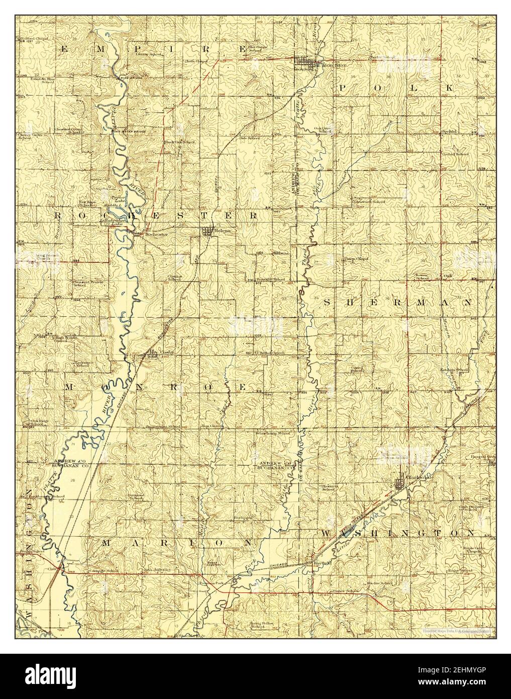 Clarksdale map hires stock photography and images Alamy