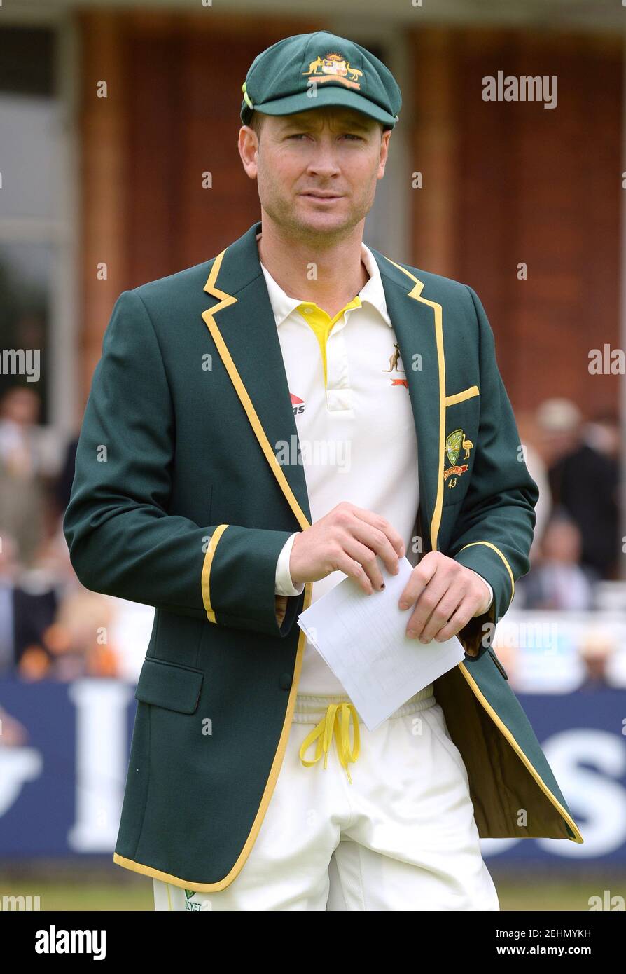 Cricket - England v Australia - Investec Ashes Test Series Second Test - Lord?s - 16/7/15 Australia's Michael Clarke before the match Reuters / Philip Brown Livepic Stock Photo
