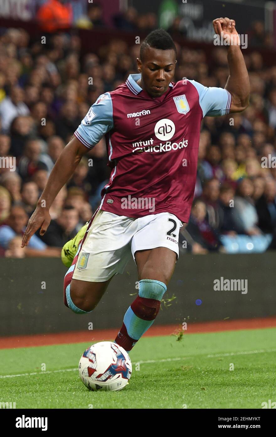 Football - Aston Villa v Notts County - Capital One Cup Second Round - Villa Park - 15/16 - 25/8/15 Aston Villa's Adama Traore Mandatory Credit: Action Images / Alan Walter  EDITORIAL USE ONLY. No use with unauthorized audio, video, data, fixture lists, club/league logos or 'live' services. Online in-match use limited to 45 images, no video emulation. No use in betting, games or single club/league/player publications.  Please contact your account representative for further details. Stock Photo