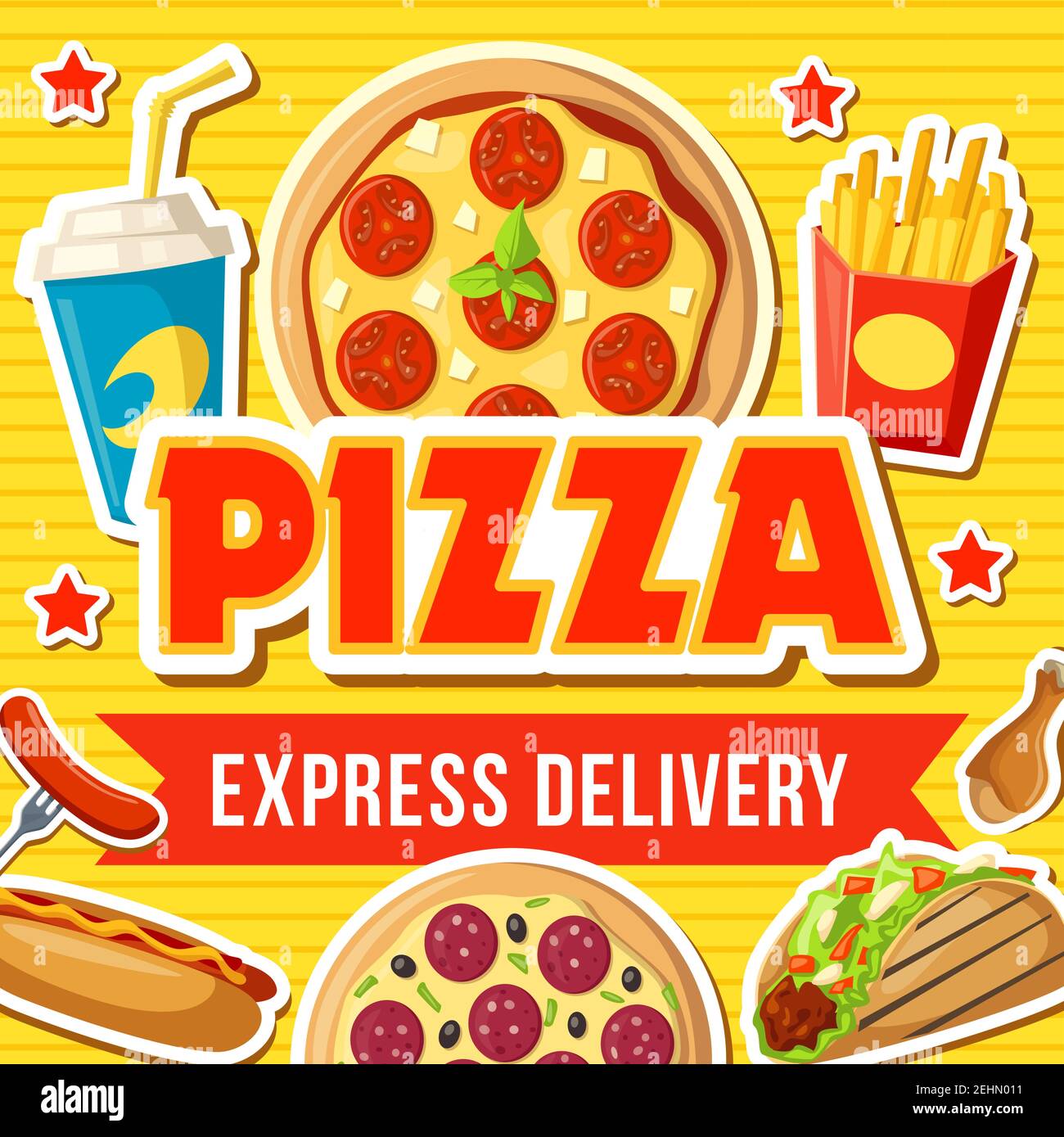 Burrito express Stock Vector Images Alamy