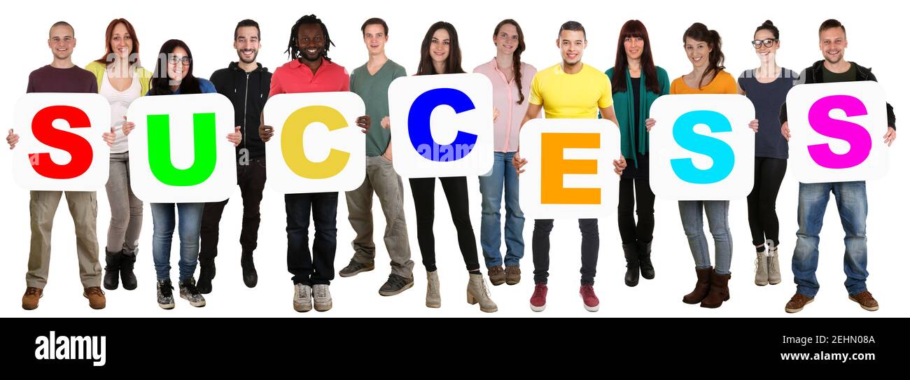 Teamwork smile hi-res stock photography and images - Alamy