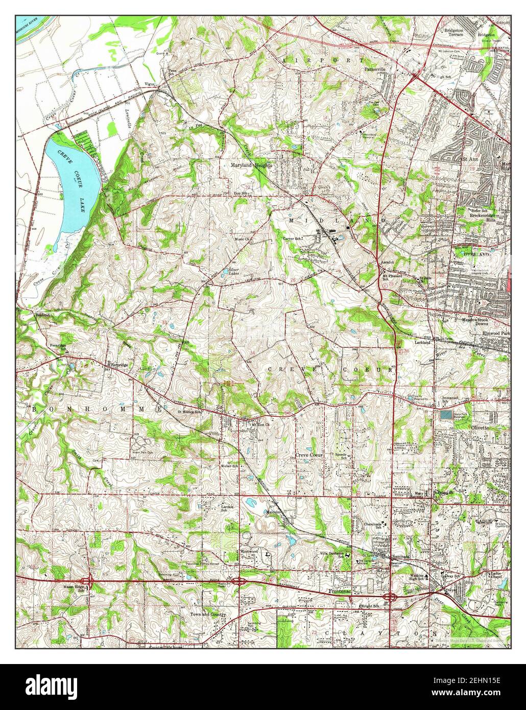 Creve Coeur Park Map