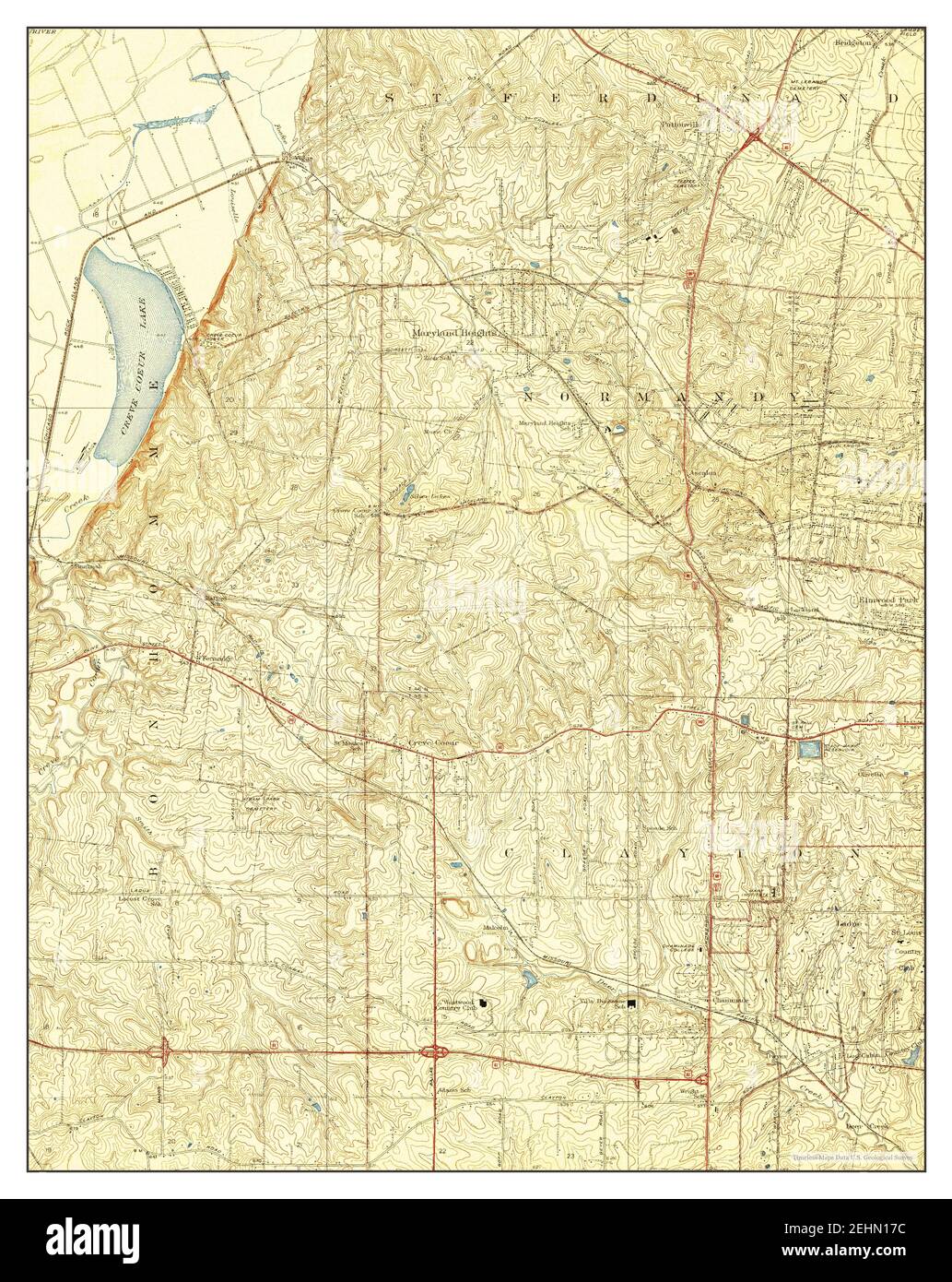 Creve Coeur Park Map