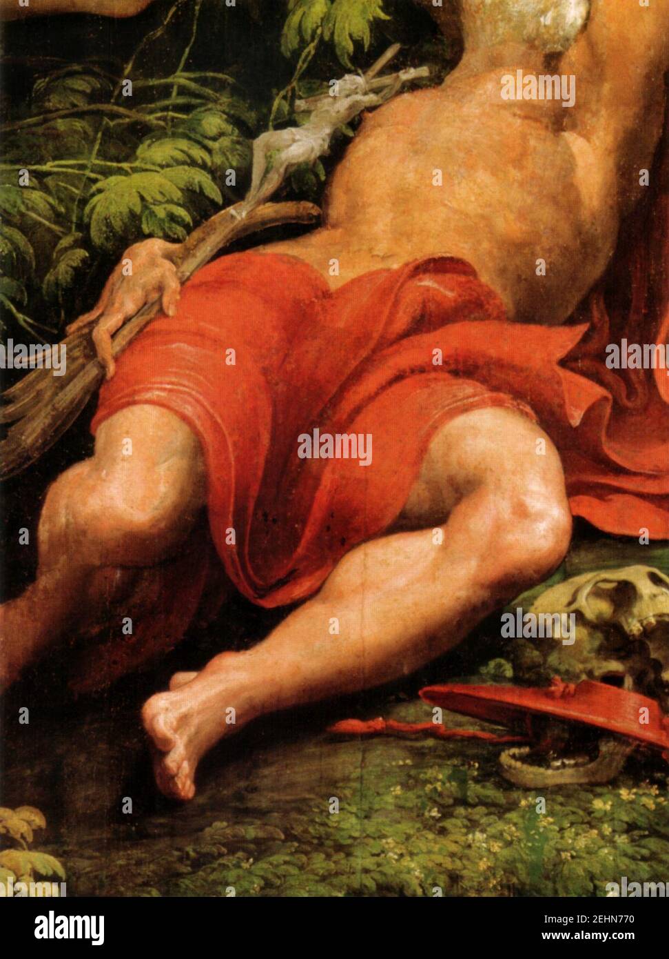 Parmigianino, visione di san girolamo 04 Stock Photo Alamy