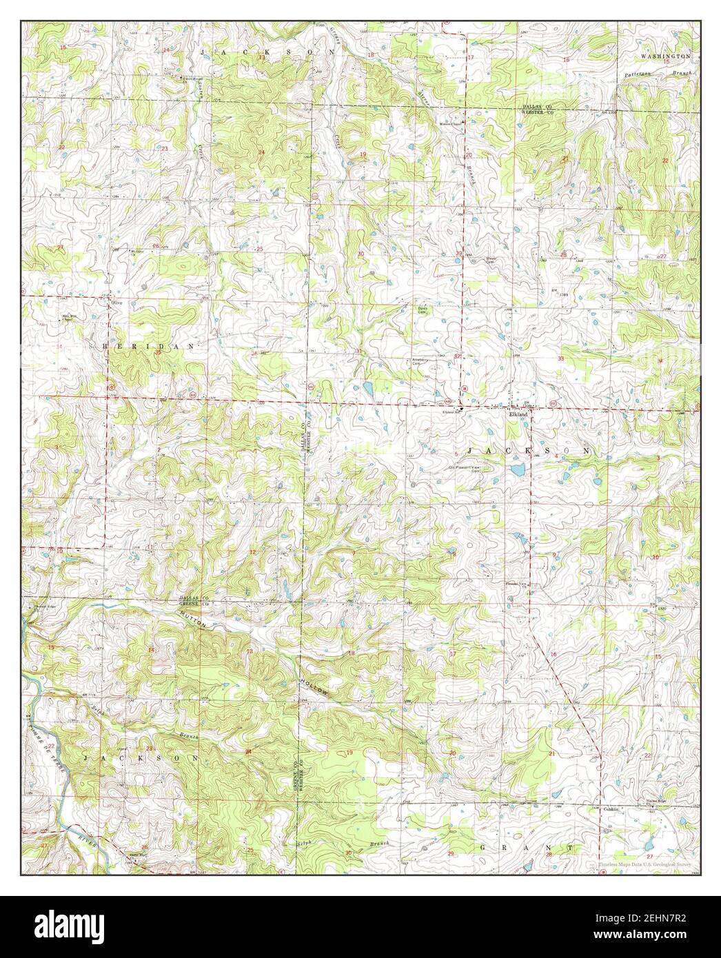 Map of elkland hires stock photography and images Alamy