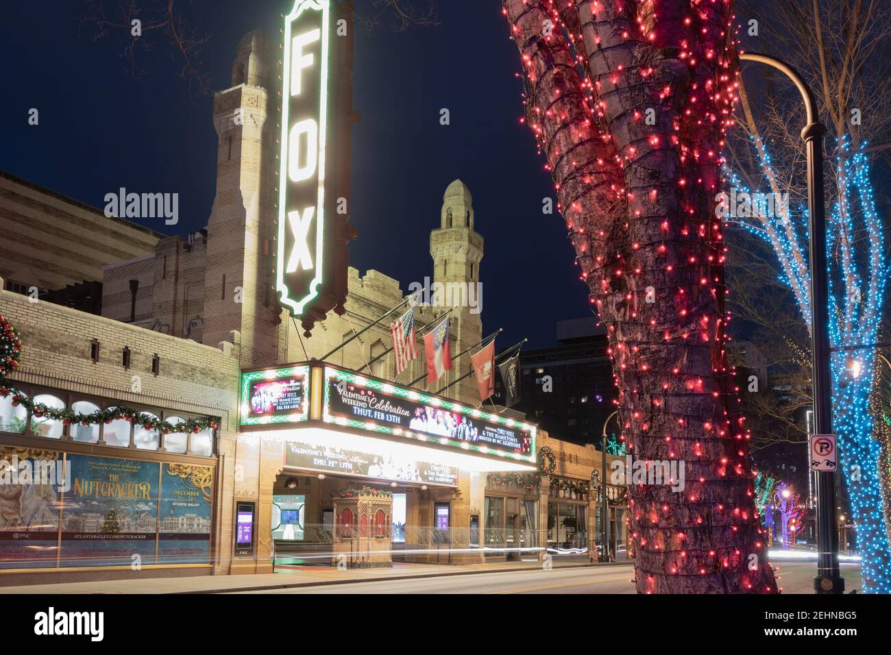 Outside the theater on Peachtree Street Stock Photo Alamy