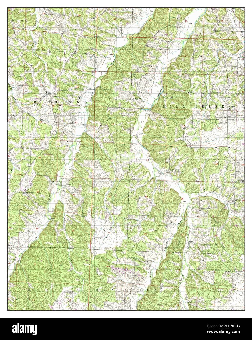 Florence, Missouri, map 1953, 124000, United States of America by Timeless Maps, data U.S
