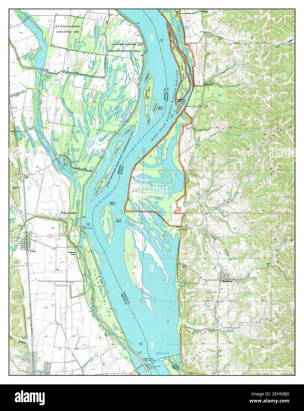 Foley, Missouri, map 1993, 124000, United States of America by