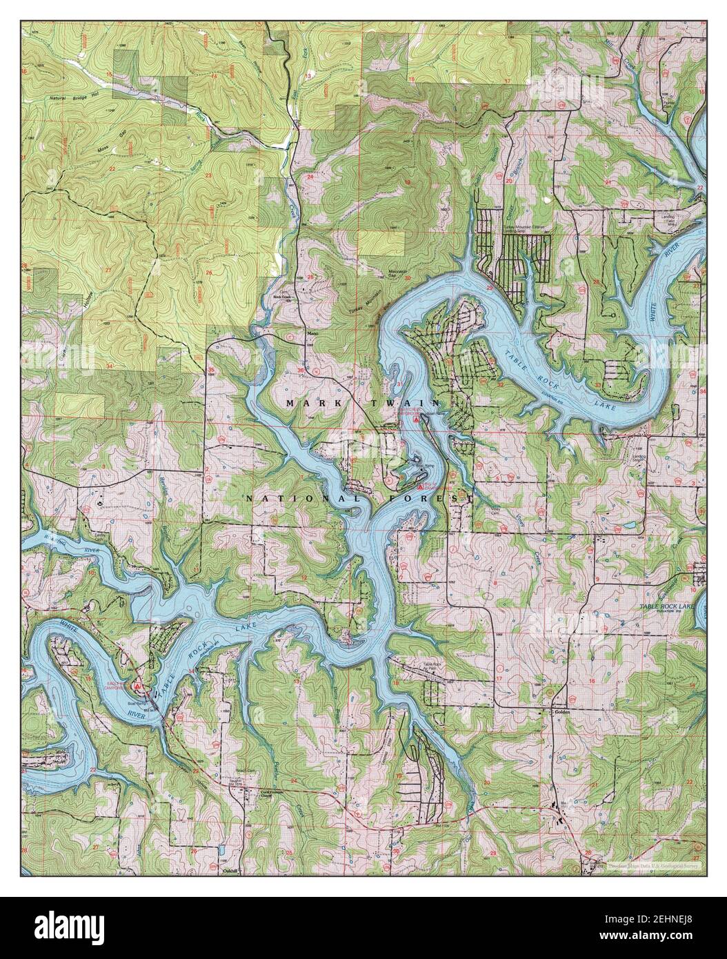 Golden, Missouri, map 1999, 124000, United States of America by