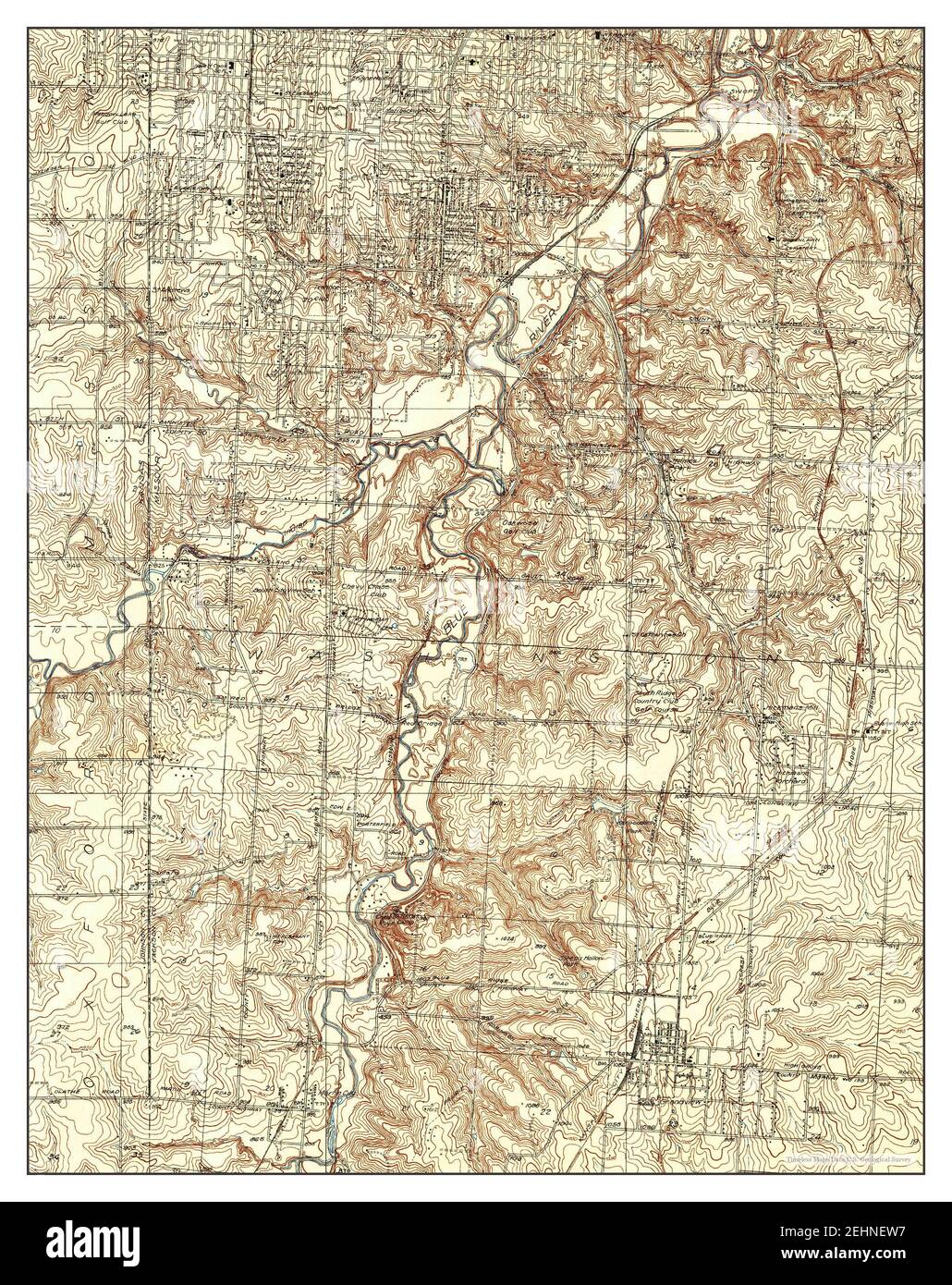Grandview, Missouri, map 1934, 124000, United States of America by