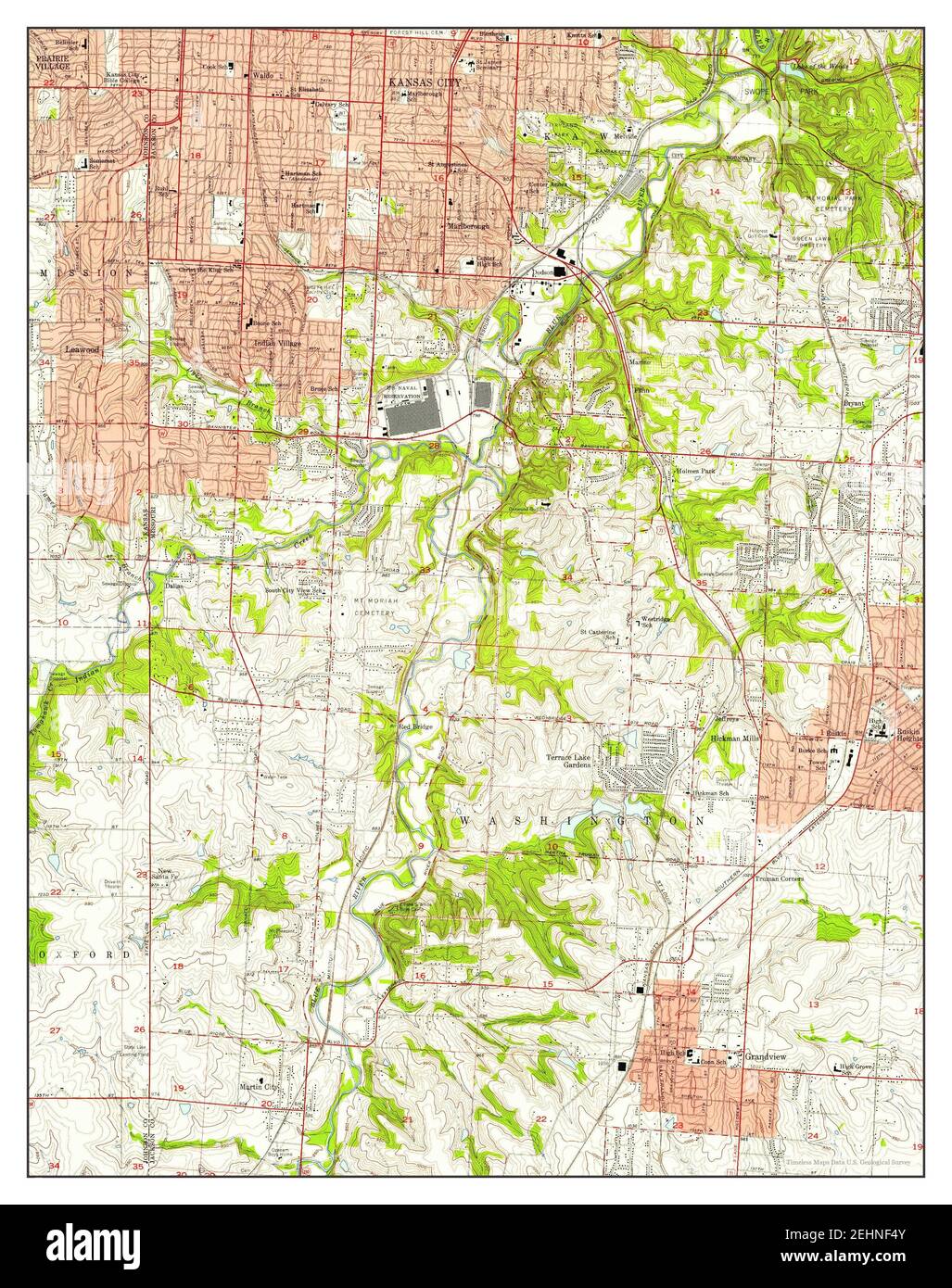 Map of grandview hires stock photography and images Alamy
