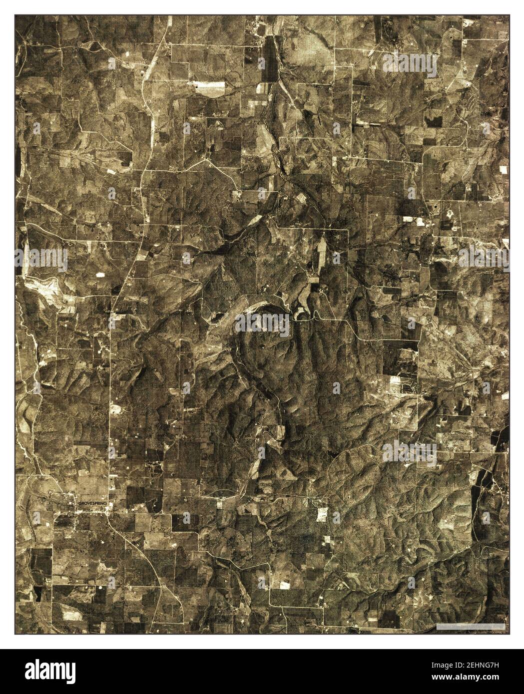 Grovespring, Missouri, map 1977, 124000, United States of America by