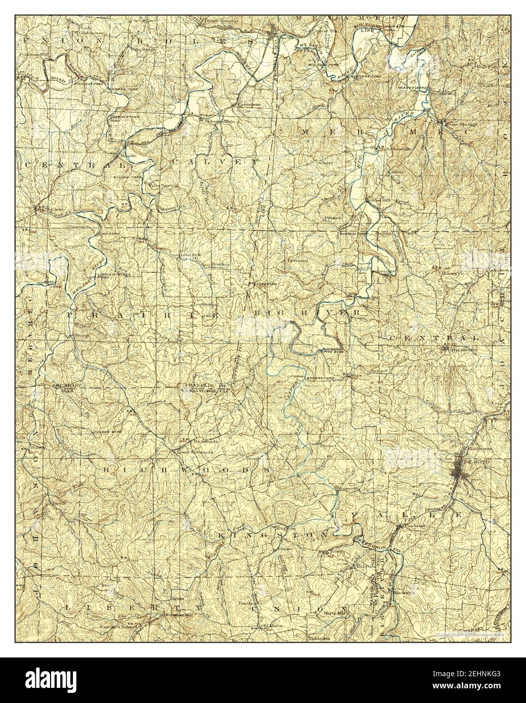 Hillsboro missouri map Cut Out Stock Images & Pictures Alamy