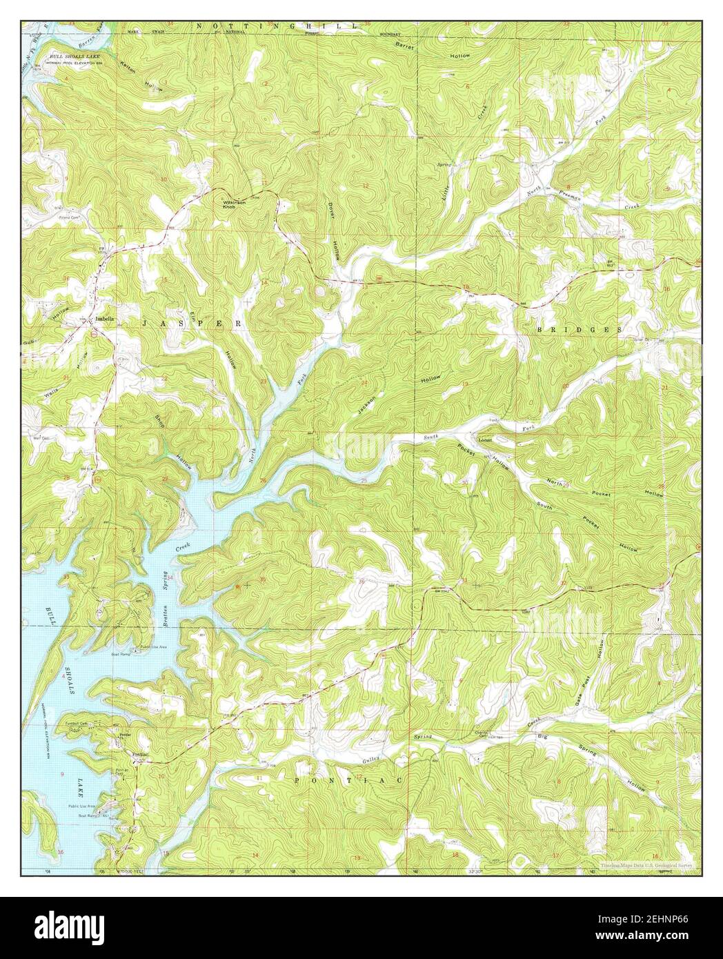 Isabella, Missouri, map 1968, 1:24000, United States of America by Timeless Maps, data U.S. Geological Survey Stock Photo