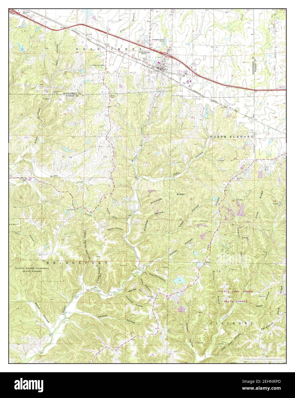 Map of jonesburg Cut Out Stock Images & Pictures Alamy