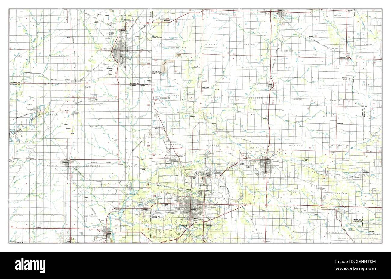 Map of joplin hires stock photography and images Alamy