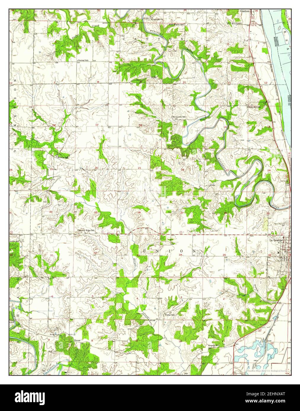 1950 missouri road map hires stock photography and images Alamy