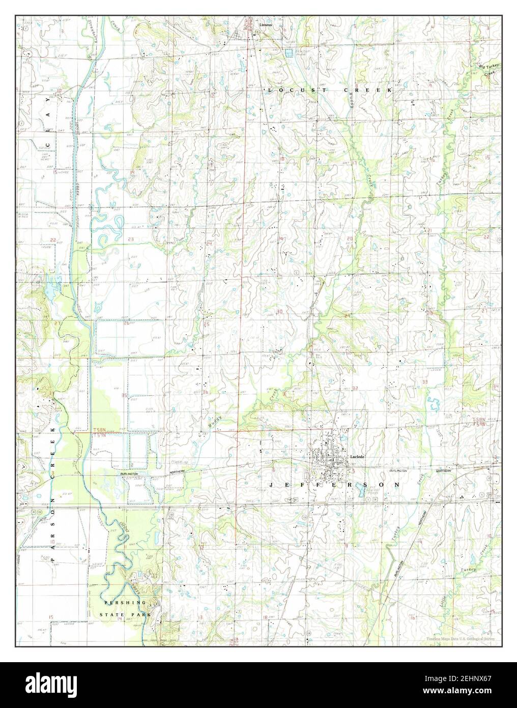 Map of laclede hires stock photography and images Alamy