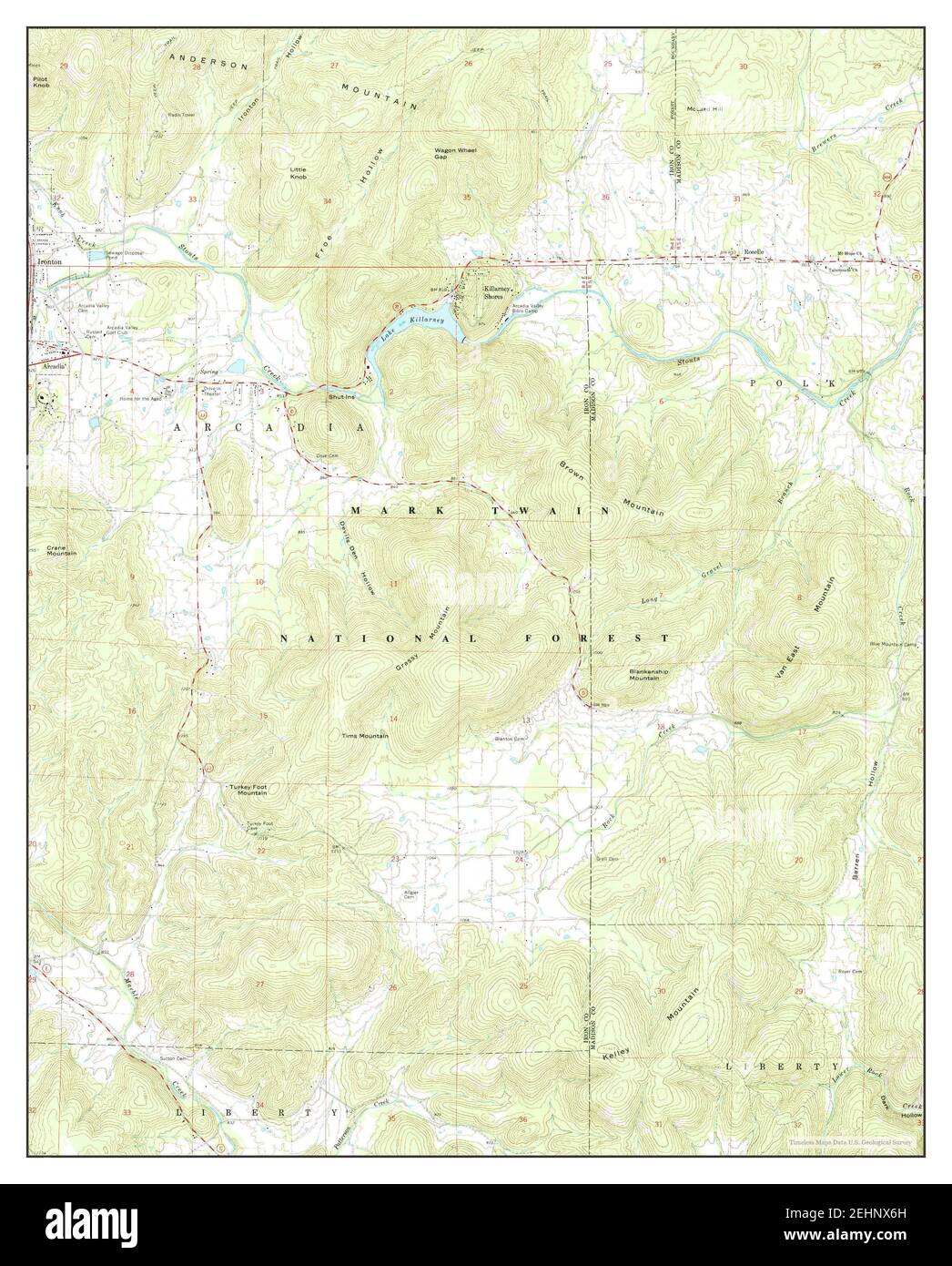 Map of killarney Cut Out Stock Images & Pictures Alamy